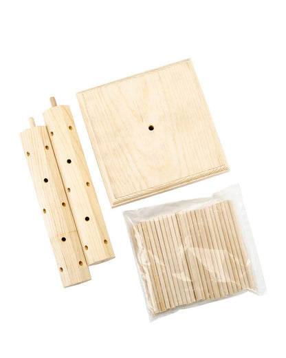 Wood Rotary Thread Rack