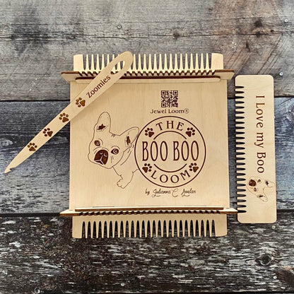 Jewel Loom Wood Bead Weaving Loom Boo Boo Coaster Maker Loom