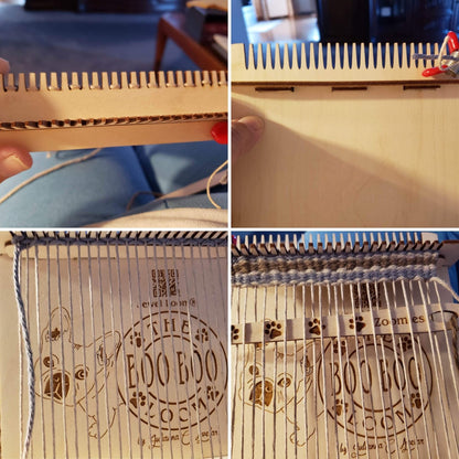 Jewel Loom Wood Bead Weaving Loom Boo Boo Coaster Maker Loom