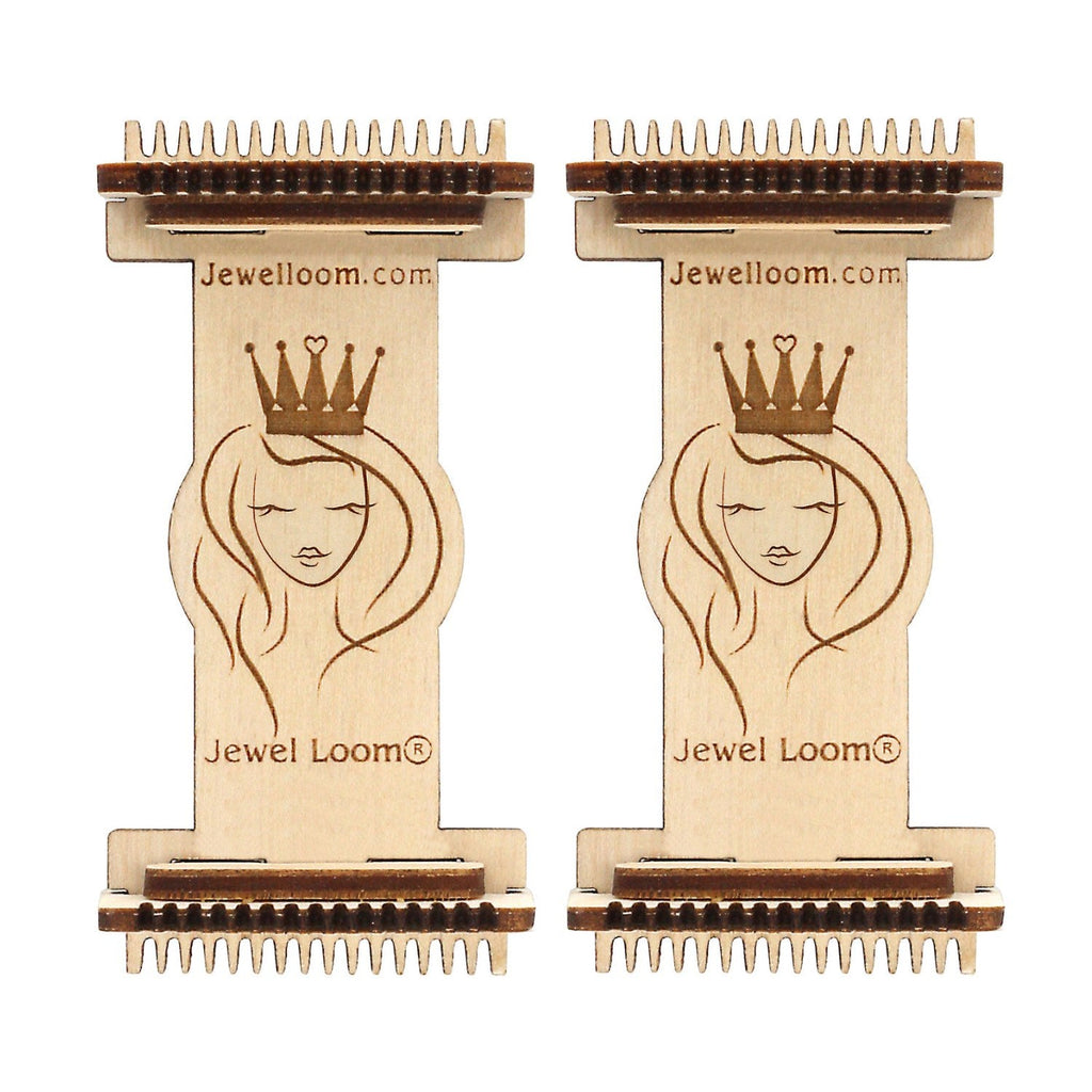 Jewel Loom Wood Bead Loom Earrings 2 pack with BONUS