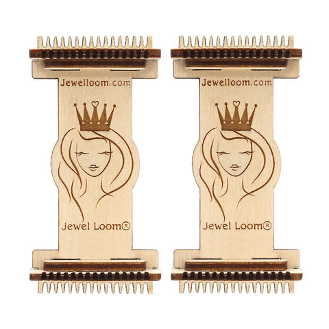 Jewel Loom Wood Bead Loom Earrings 2 pack with BONUS