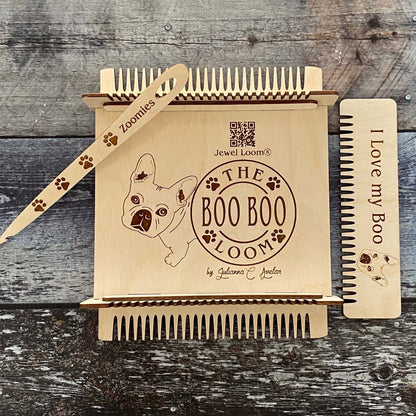 Jewel Loom Wood Bead Weaving Loom Boo Boo Coaster Maker Loom