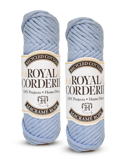 6mm Blue Macramé Rope Value 2-Pack