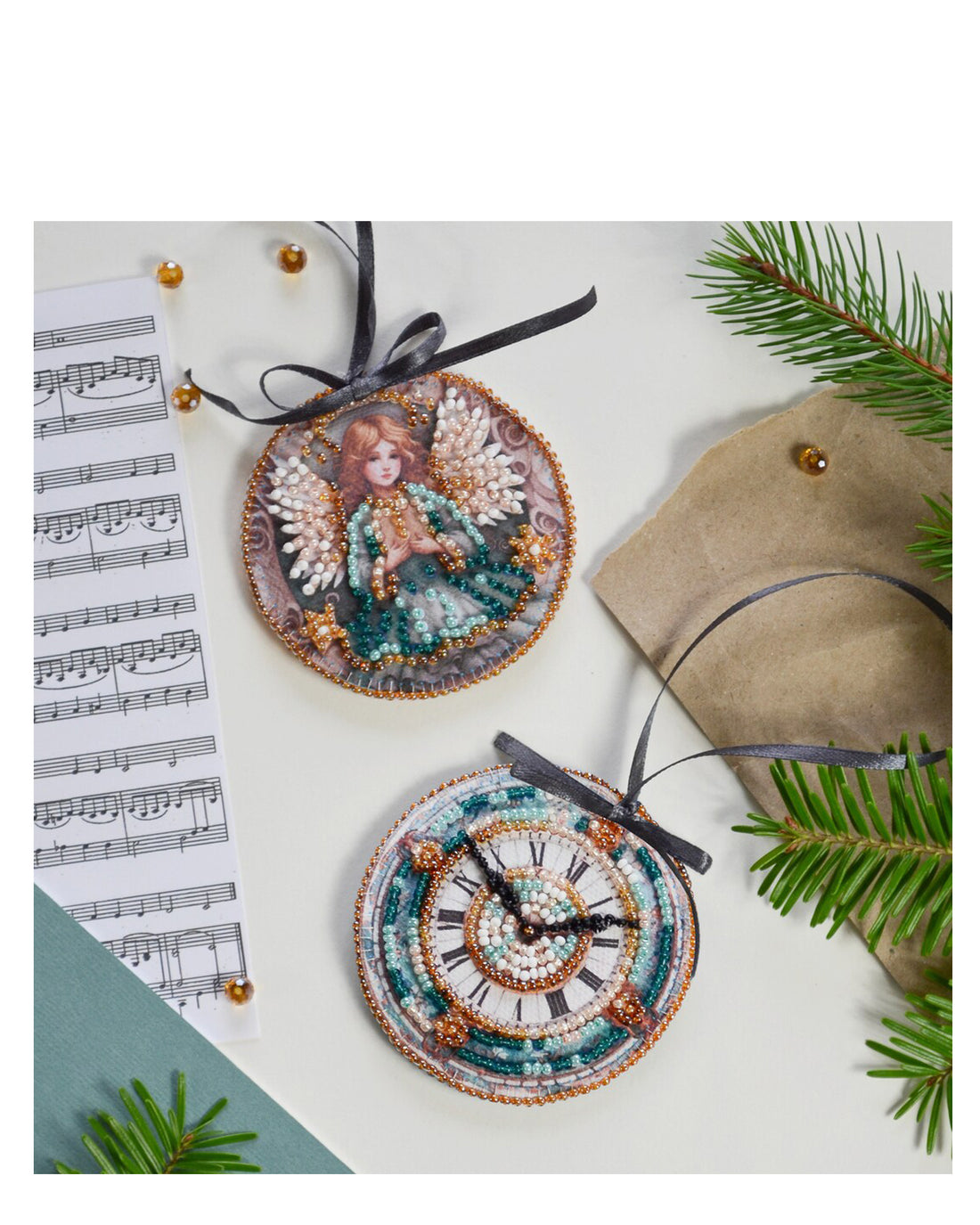 Mini Bead Embroidery Kit - Spirit of the Holiday