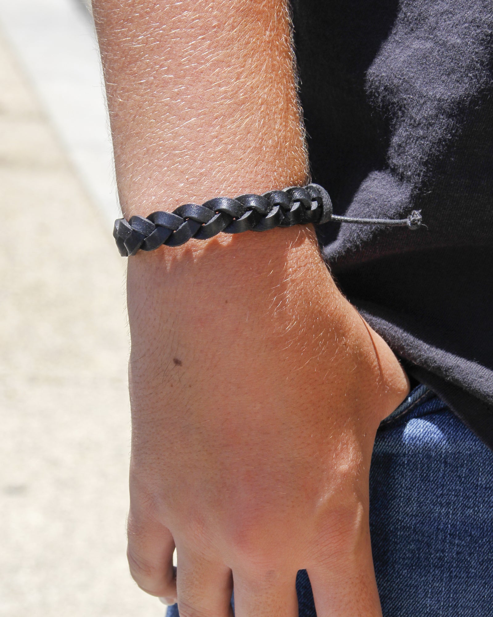 Genuine Leather Adjustable Bracelets