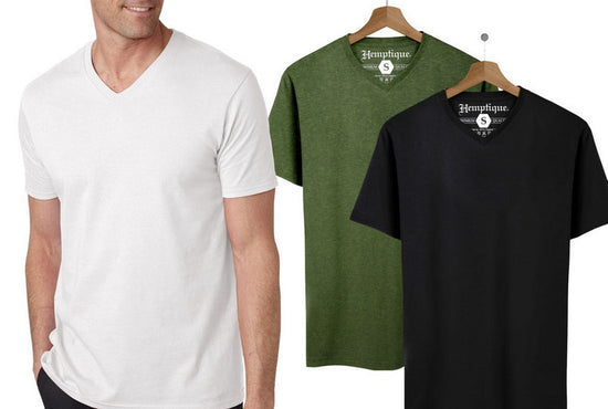 Hemp V-Neck T-Shirts Back in Stock