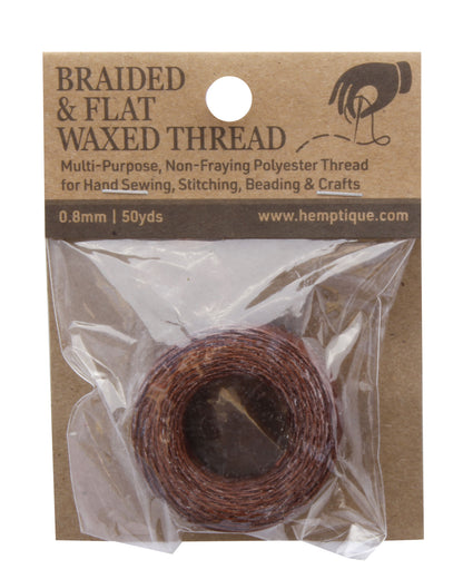 0.8mm Braided & Flat Waxed Thread