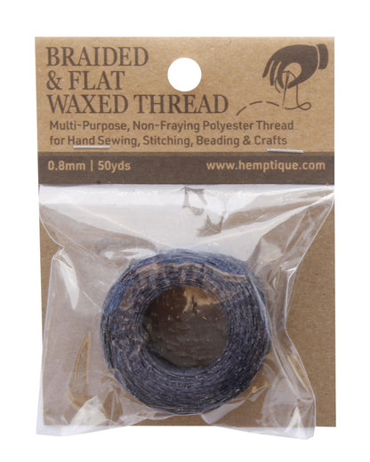 0.8mm Braided & Flat Waxed Thread