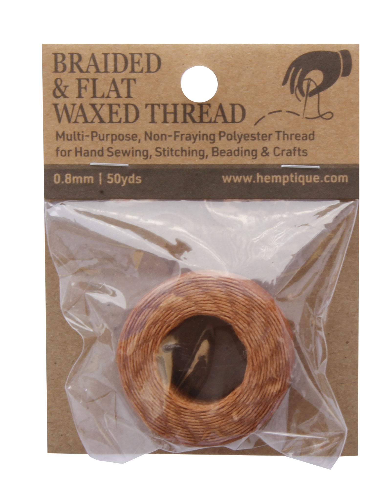 0.8mm Braided &amp; Flat Waxed Thread