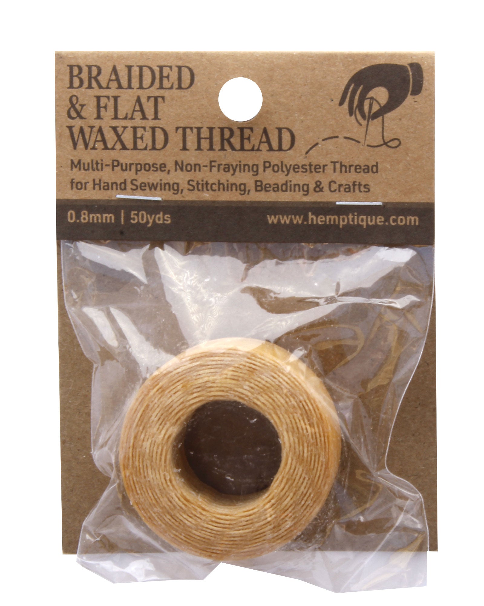 0.8mm Braided &amp; Flat Waxed Thread