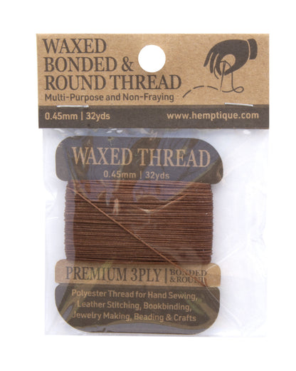 0.45mm Waxed Bonded &amp; Round Thread Card