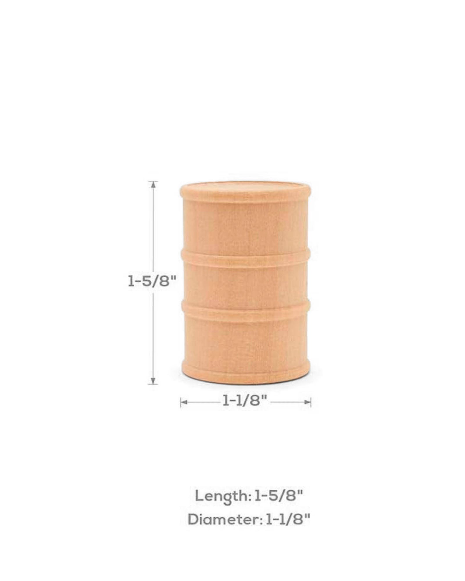 Wood Oil Drum Shape