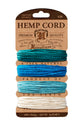Hemp Cord Card 20lb Aquamarine