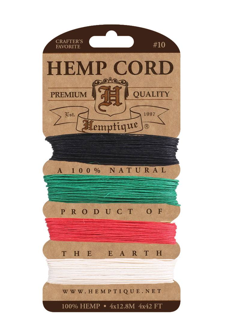 Hemp Cord Card 10 lb Primary