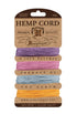 Hemp Cord Card 10 lb pastel