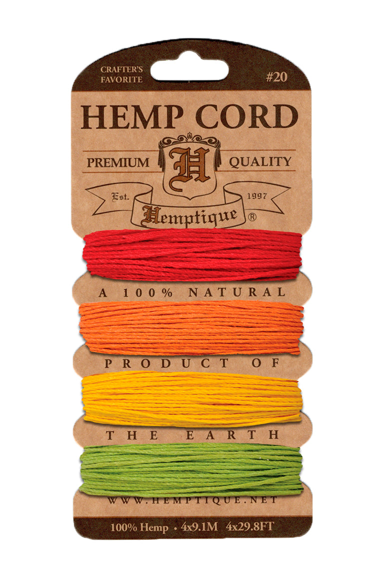 Hemp Cord Card 20lb candyland