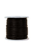 1mm Leather Cord Round Black