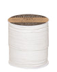 Waxed Cotton Cord 1mm White