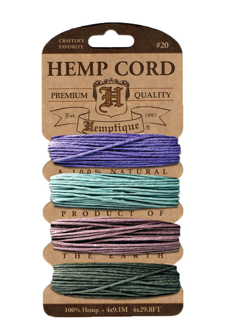 Hemp Cord Card 20lb vintage