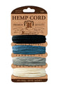 Hemp Cord Card 20lb shades of onyx