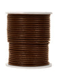 2mm Round Leather Cord Brown