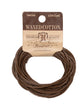 Waxed Cotton Cord Coil 2mm Brown
