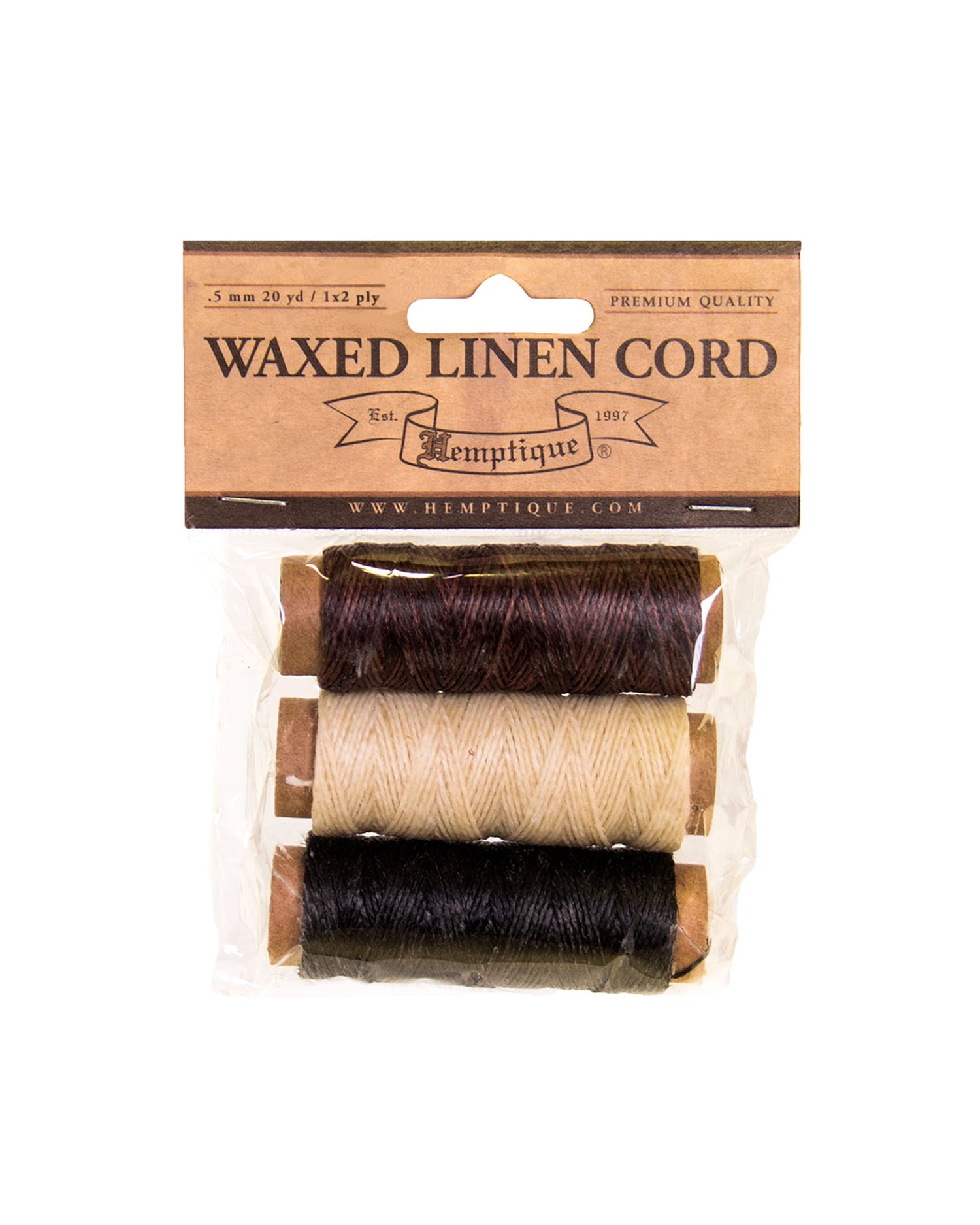 Waxed Linen Cord 0.5mm
