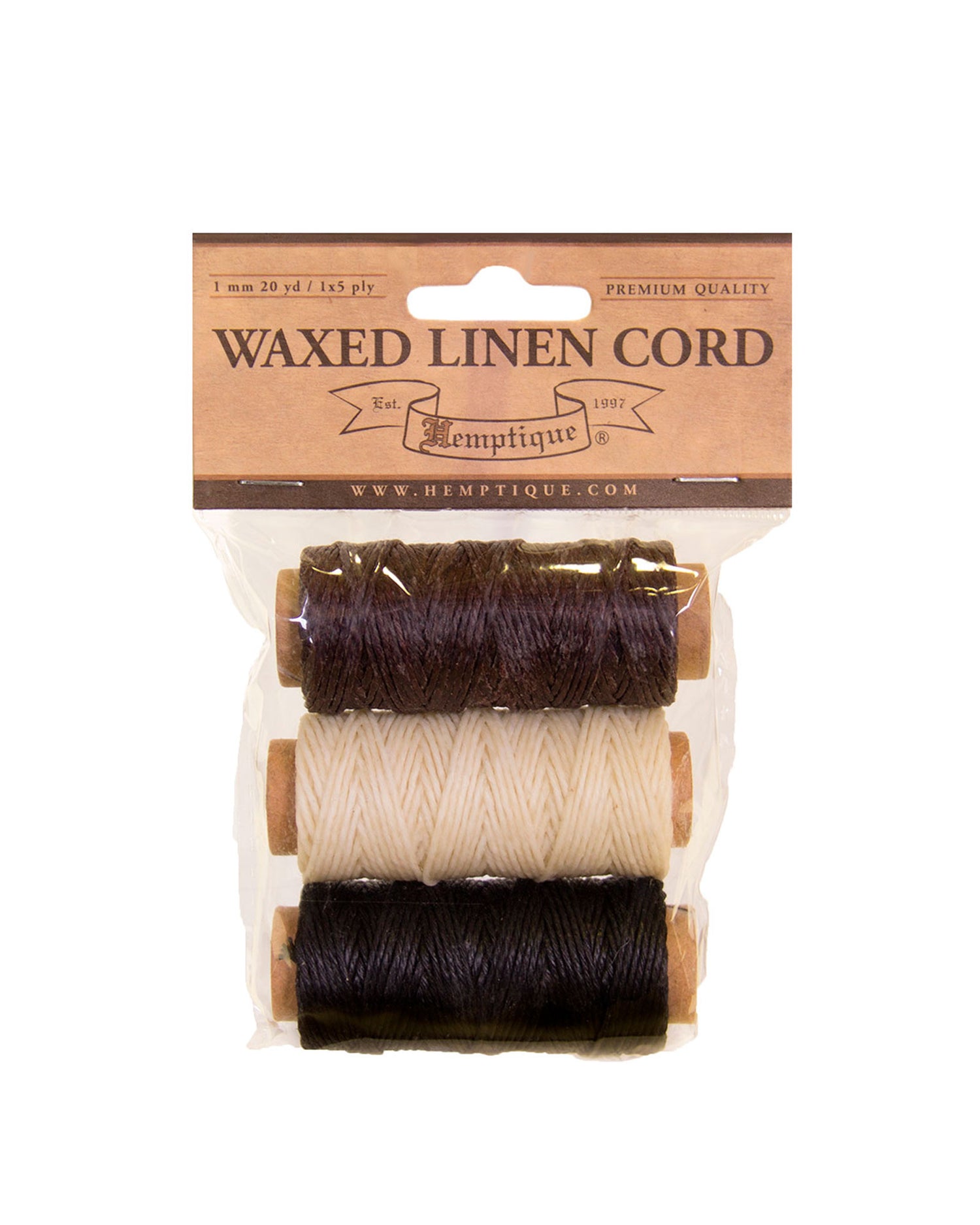 Waxed Linen Cord 3-Packs