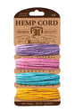 Hemp Cord Card 20lb Pastel colors