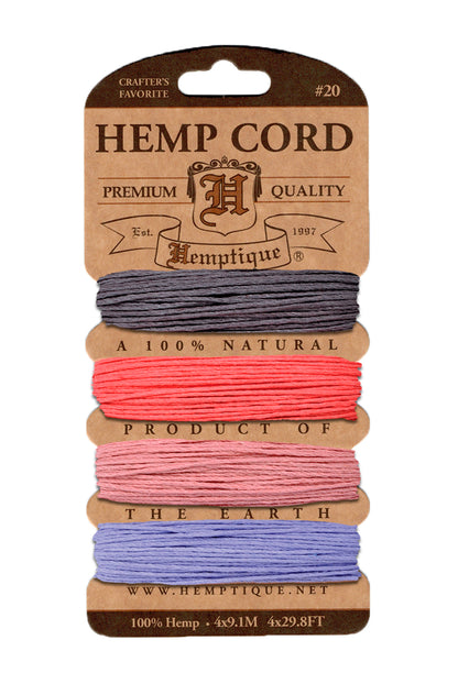 Hemp Cord Card 20lb english tea