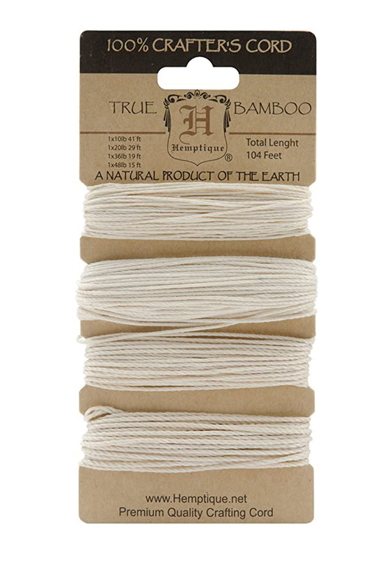 Bamboo Cord Multi-Weight Card
