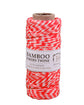 bamboo bakers twine red and white