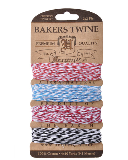Cotton Bakers Twine Metallic Cards
