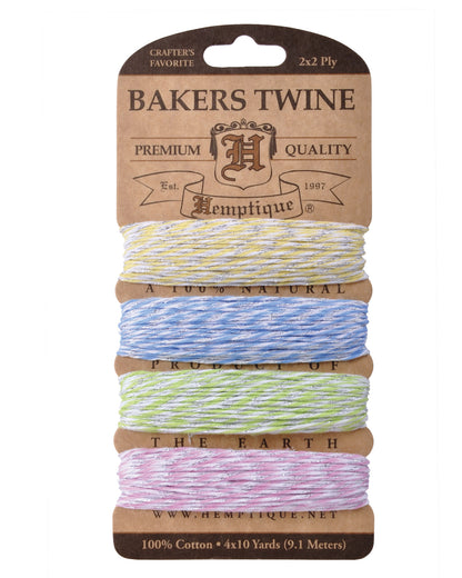 Cotton Bakers Twine Metallic Cards