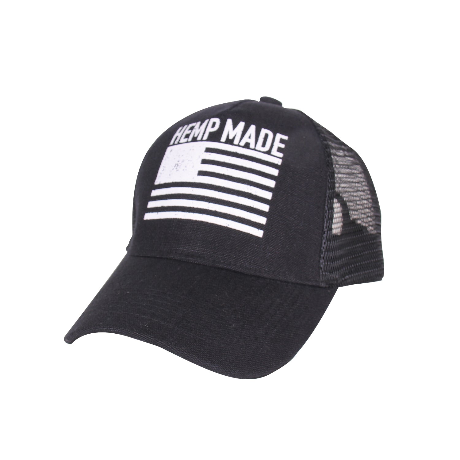 Trucker Hat HEMP MADE (Black) - Hemptique