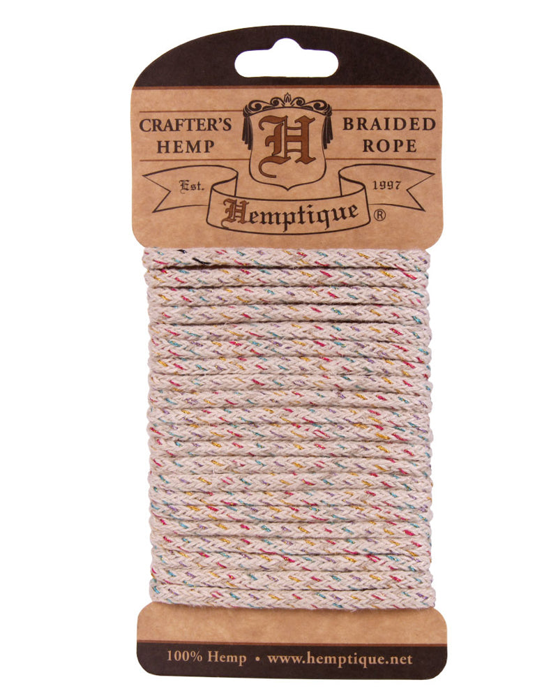 Hemptique 4mm Braided Hemp Rope Cards