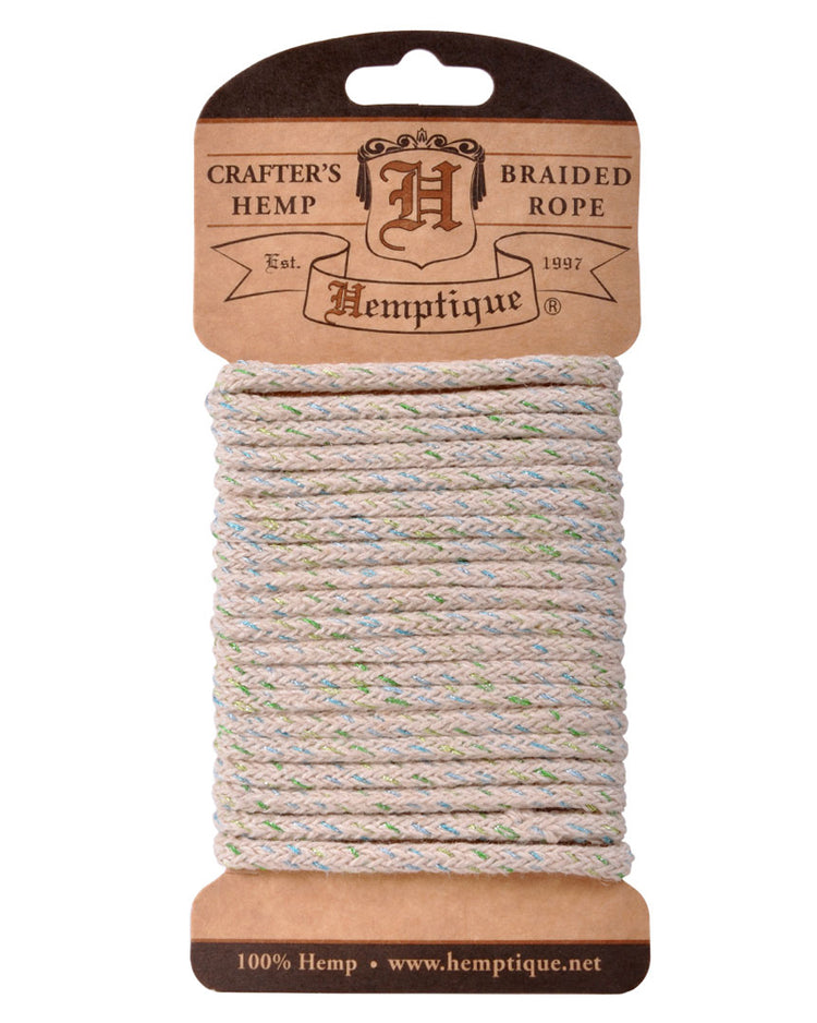 Craft 4mm Braided Hemp Rope Cards Hemptique