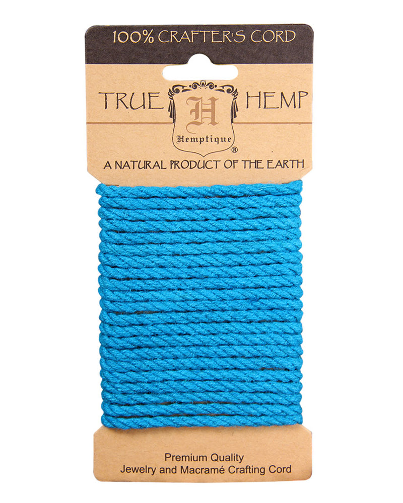 4mm craft hemp rope on card