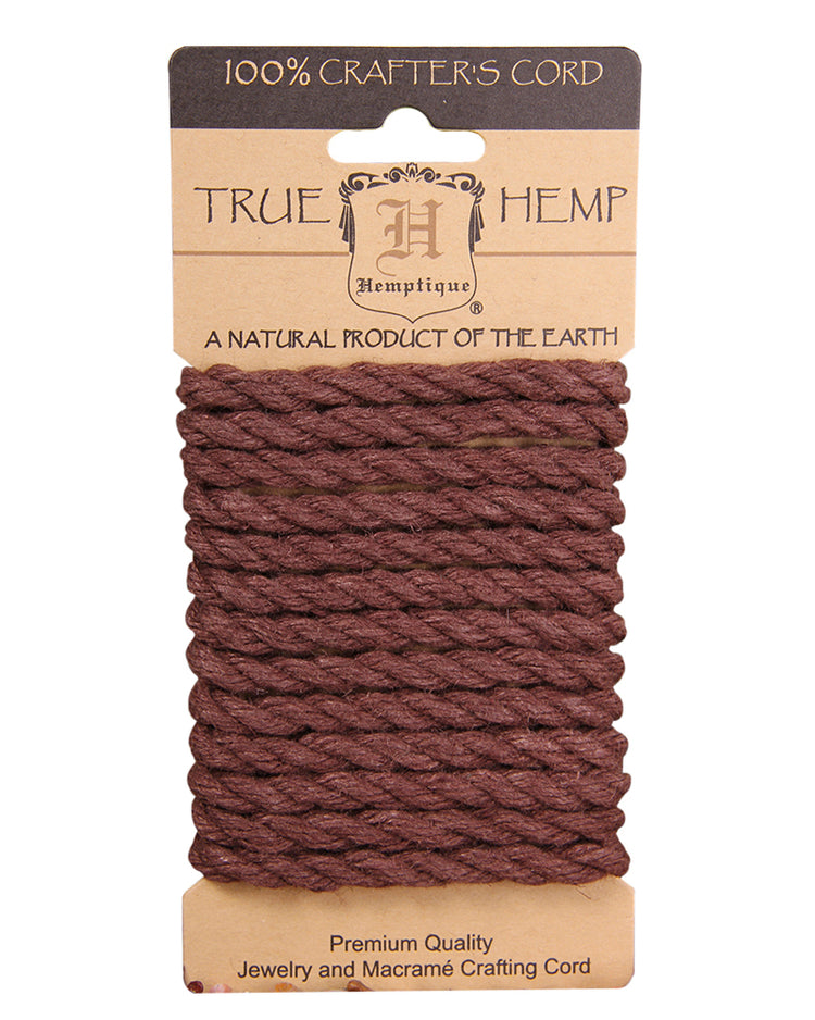 Crafters 6mm Twisted Hemp Rope Card 