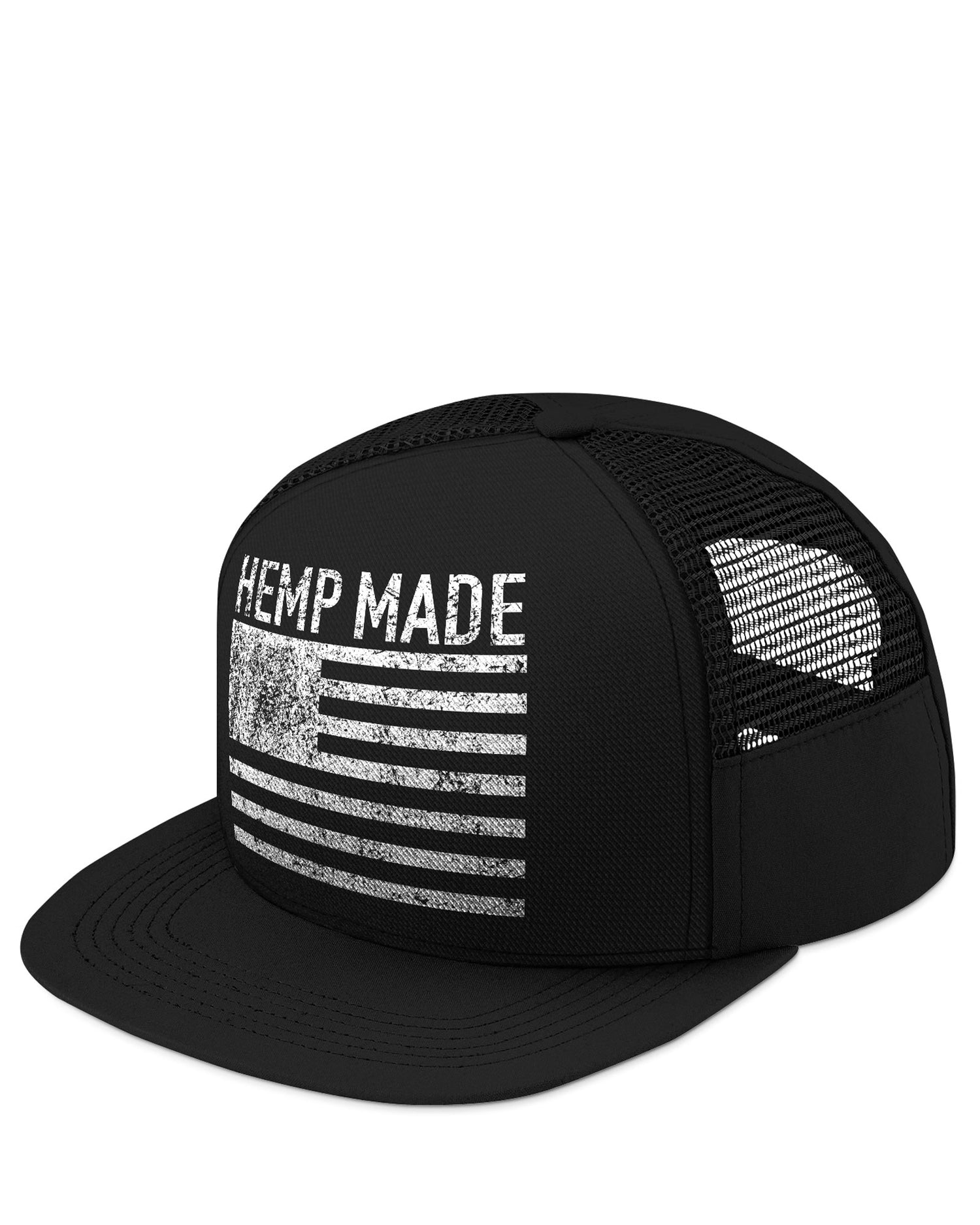 Black Hemp Trucker Hat 