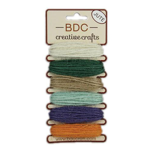 6 Color Jute Cord Cards