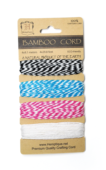 Bamboo Cord Cards