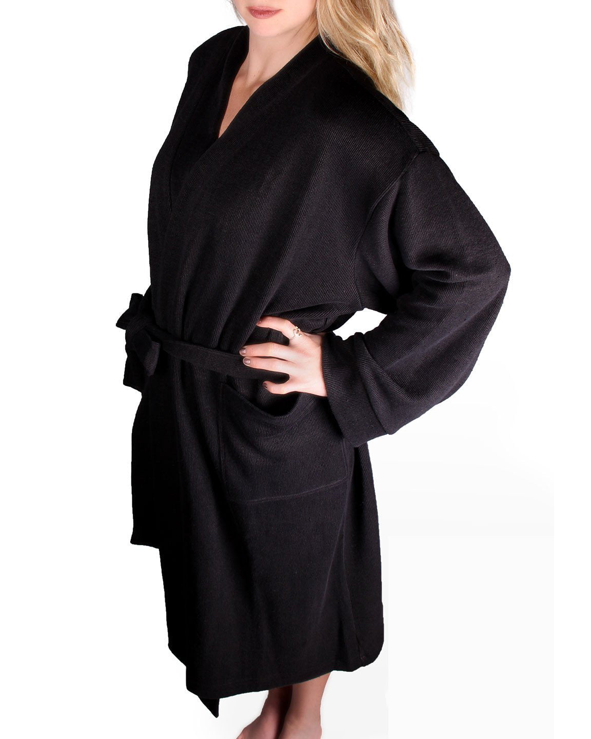 100% Hemp Knit Bathrobe - available in 2 colors