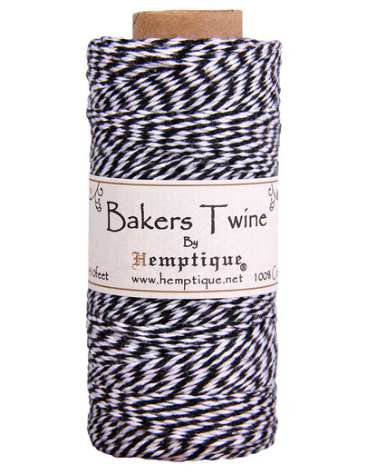Bakers Twine Black White