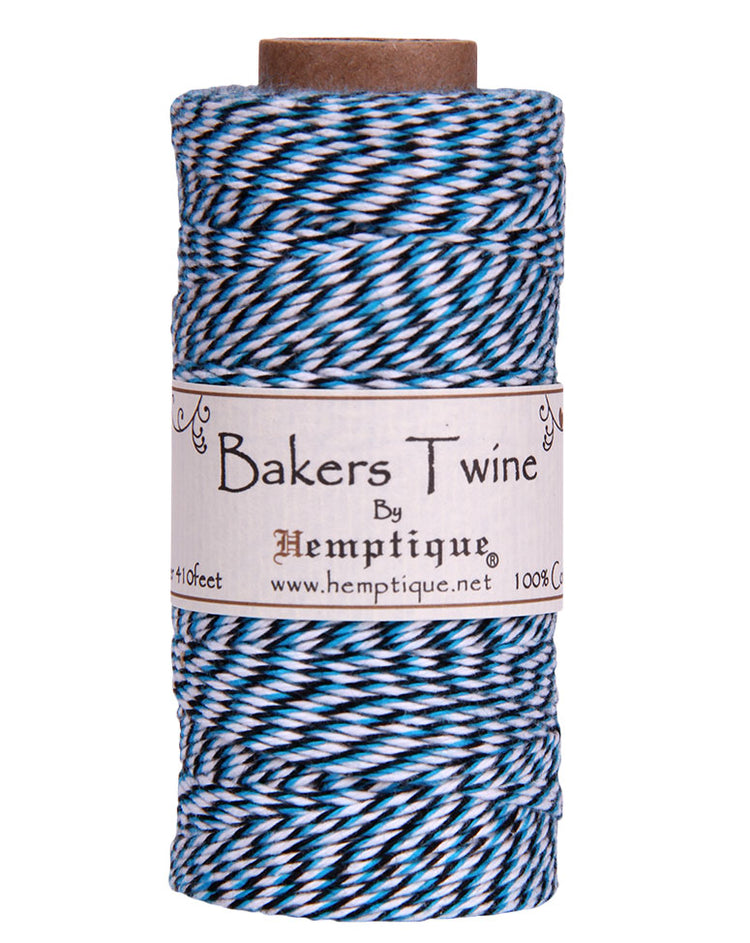 Bakers Twine Blue and Black
