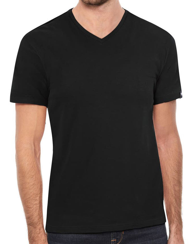 Hemp V Neck T-Shirt Black