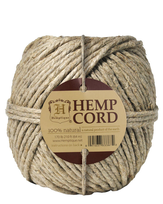 170lb hemp cord ball natural color
