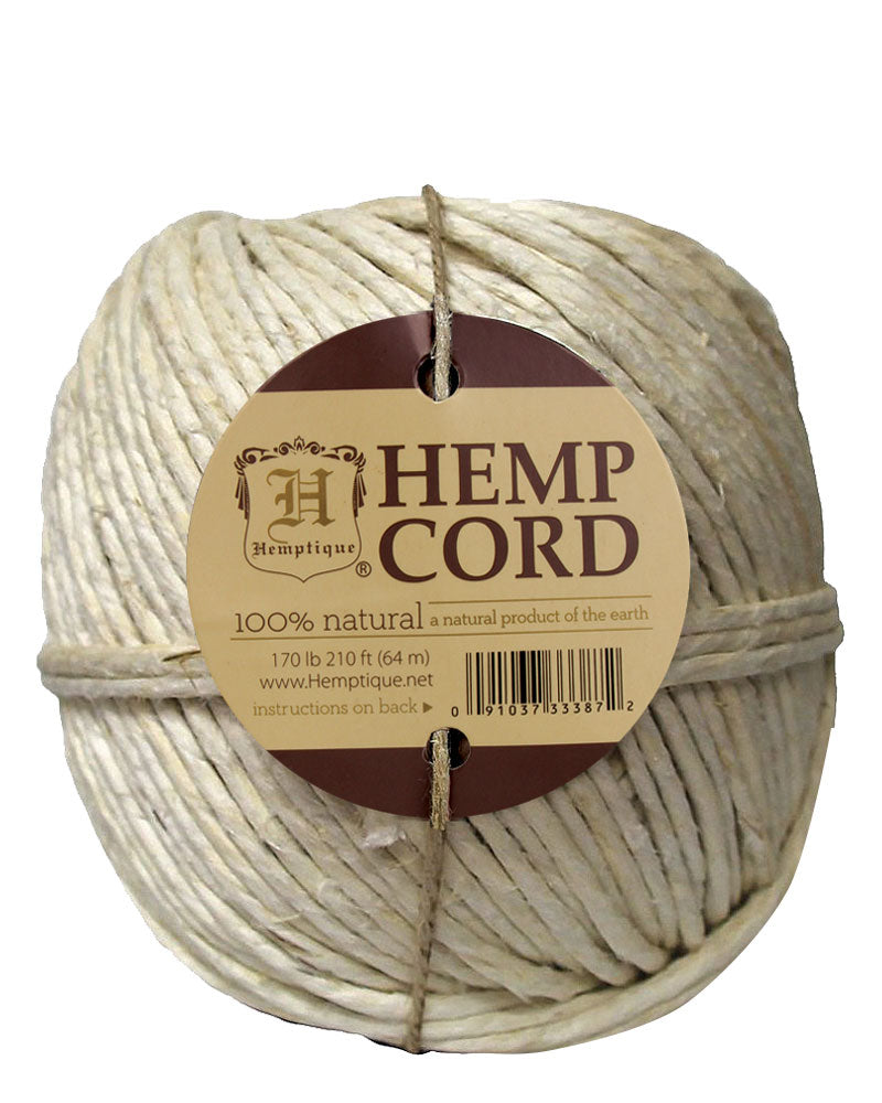 170lb hemp cord ball white color