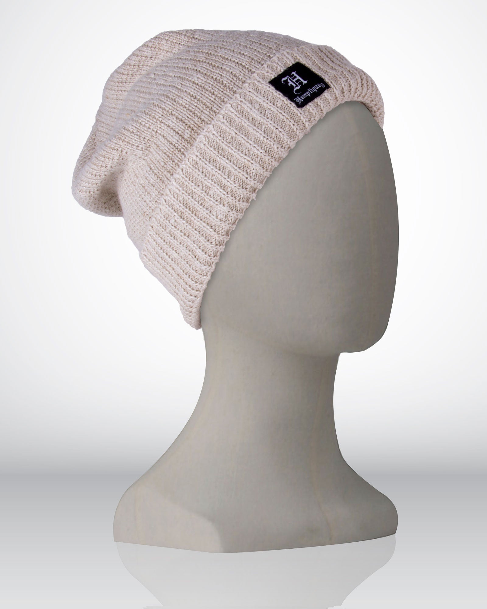 Natural Short Hemp Beanies Hemptique