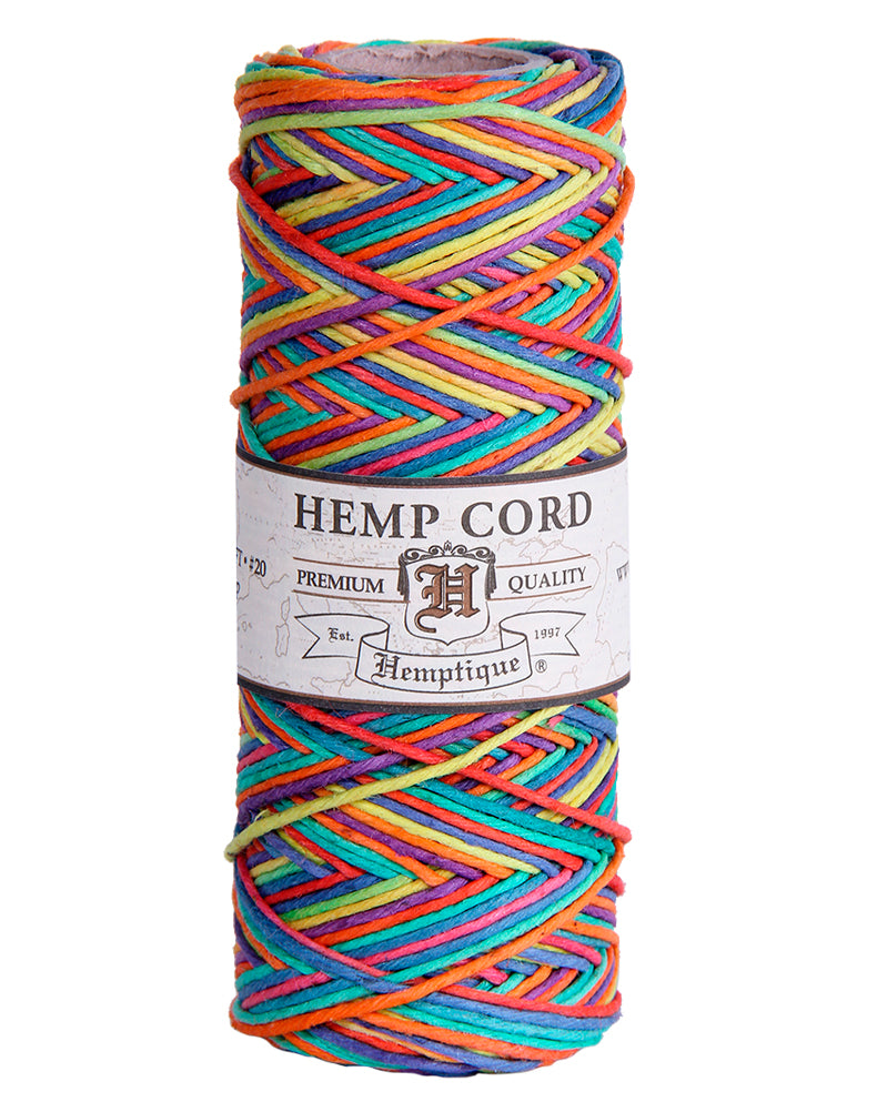 #20 Variegated Hemp Cord Spools